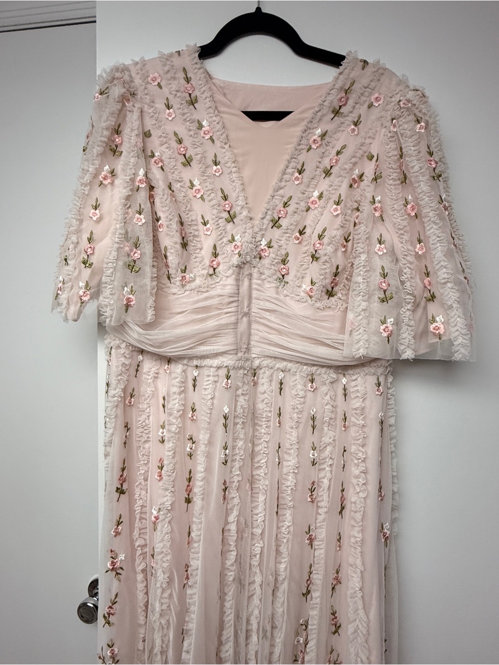 Mac Duggal Blush Pink Evening Dress - Picture 6 of 10
